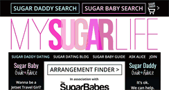 Desktop Screenshot of mysugarlife.com